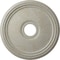 Ekena Millwork Diane Ceiling Medallion (Canopies up to 5 3/8"), 18"OD x 3 5/8"ID x 1 1/8"P, Pot of Cream Crackle CM18DIPCC - alternate 1